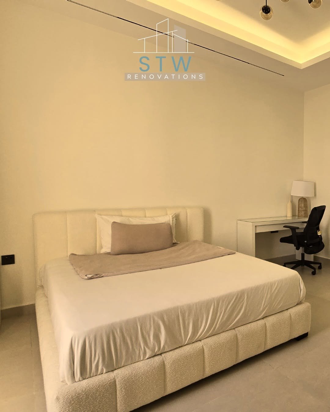 Guest ready bedroom fitout by STW Renovations