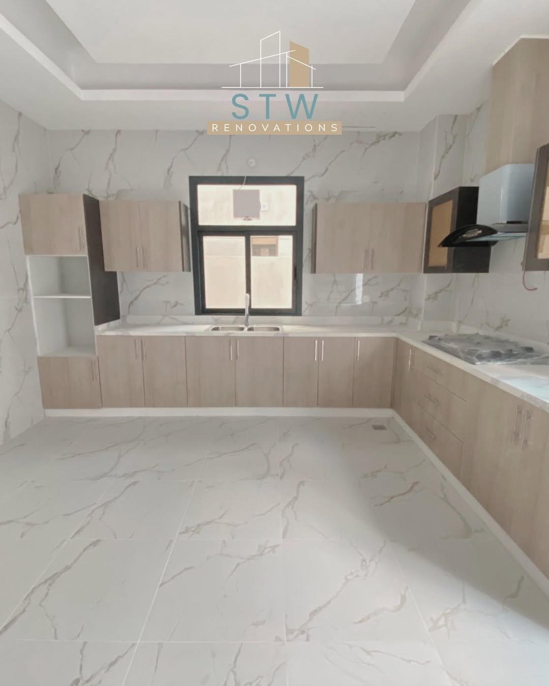 Completed Airbnb kitchen renovation